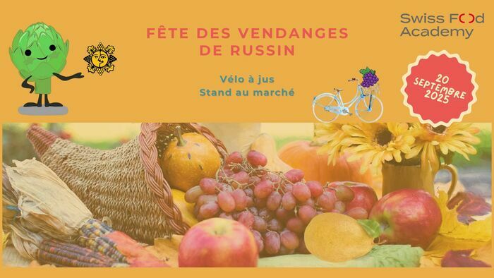 texte annonçant la date de l'événement du 20 septembre pour la Fête des Vendanges et animations proposées