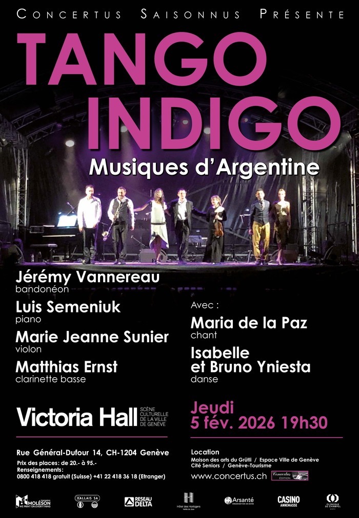 Le groupe Tango Indigo en concert