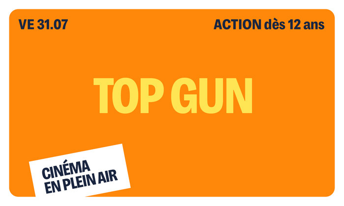 Sur fond orange se trouve le titre écrit en jaune
