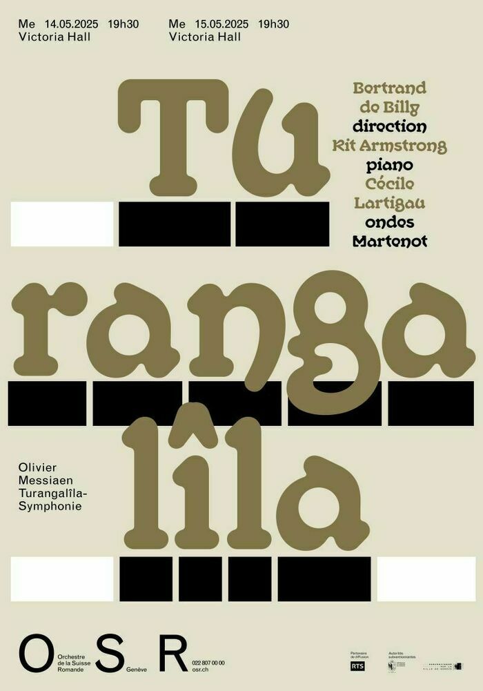 Neo Neo Affiche typographique du concert