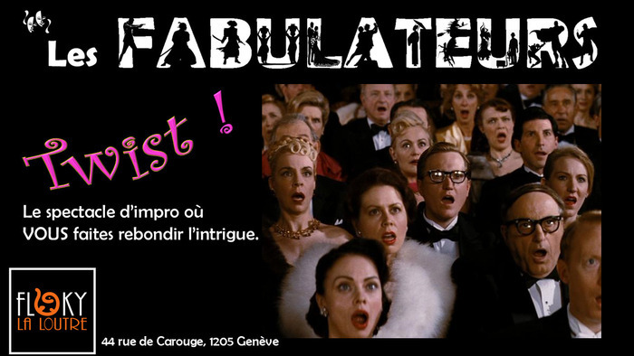 DR public surpris - affiche annonce spectacle improvisation des Fabulateurs
