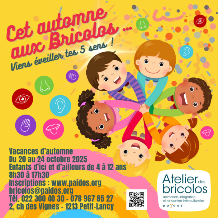 Thème des vacances: les 5 sens !