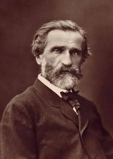 Photographie portrait en noir et blanc de Giuseppe Verdi