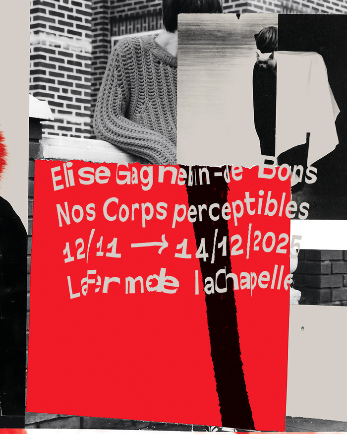 Affiche de l'exposition 'Nos corps perceptibles'