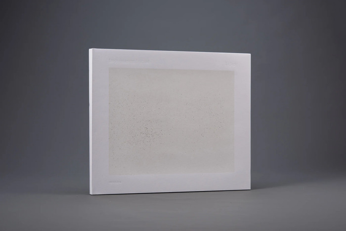 Photographie du livre fermé "Impermanent Instant" de l'artiste Li Jun