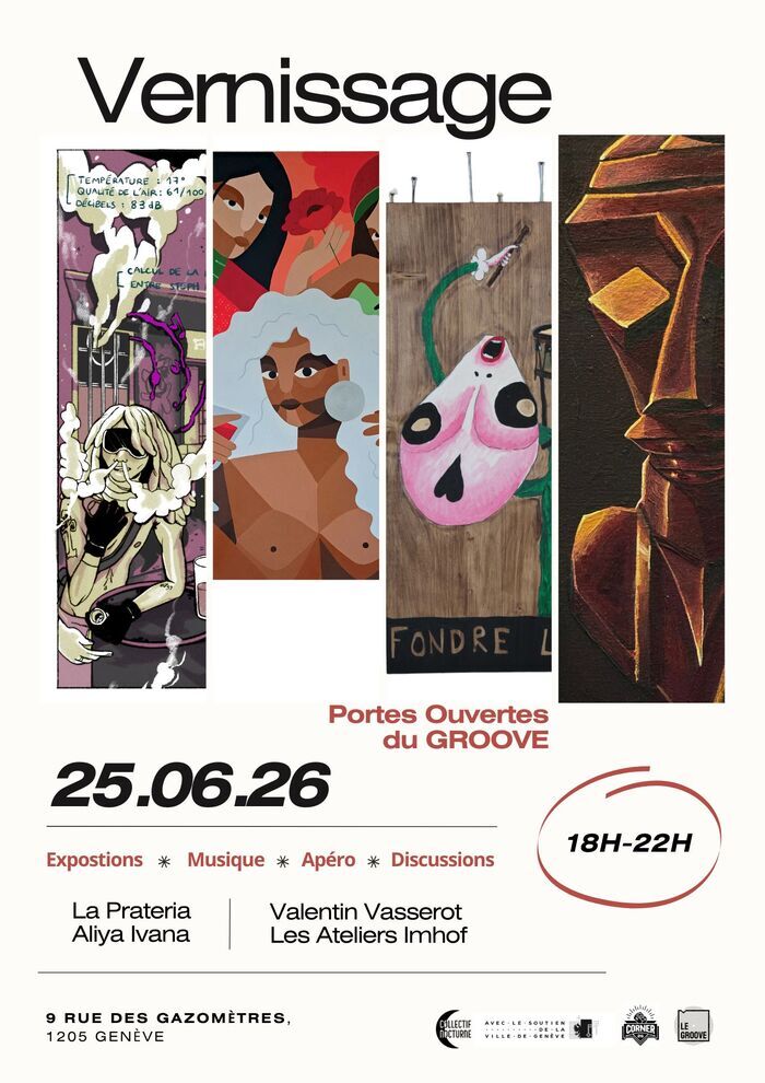 Vernissage x Portes Ouvertes du Groove