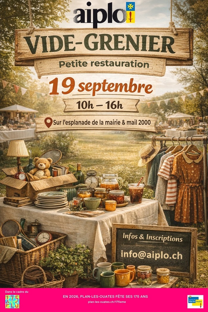 Un exemple d'objets à vendre