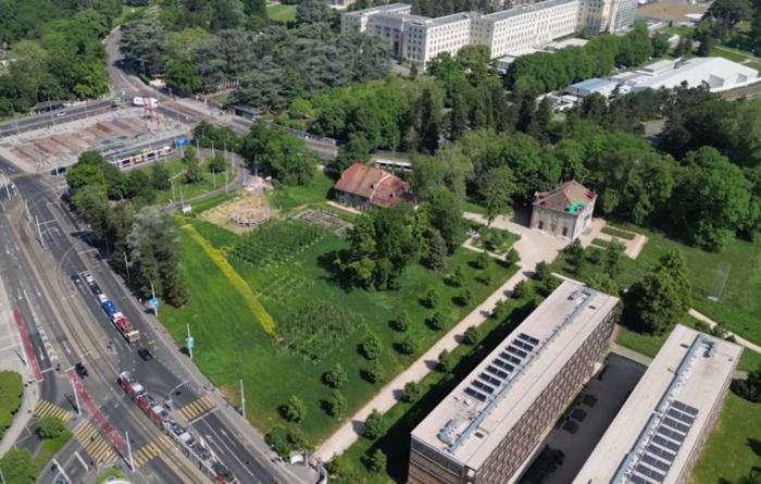 République et Canton de Genève Domaine Rigot vue aérienne