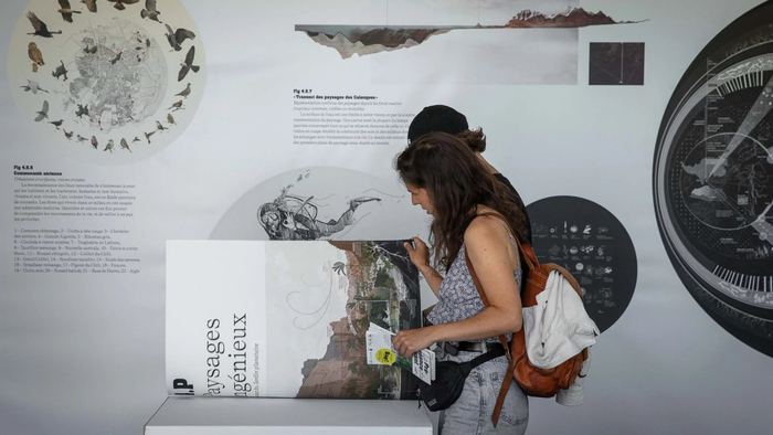 © Emmanuel Gabily Visite guidée de l'exposition "Devenir Jardinier planétaire" Fondation Pavillon Sicli