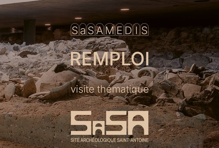 vestiges archéologiques, amphores, visite thématique Remploi