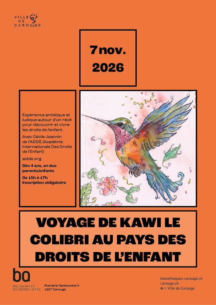 Dessin d'un colibri en plein vol.