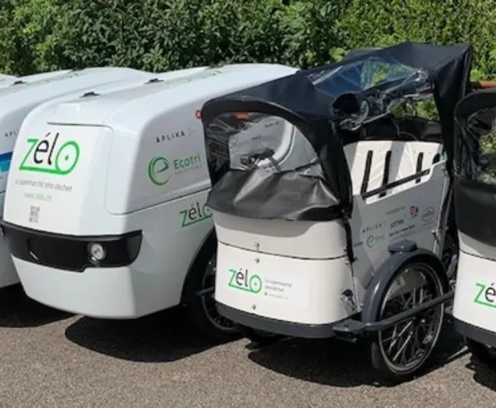 Des vélos cargo utilisés par Zélo pour livrer ses clients