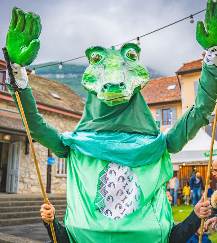 photo de la marionnette crocodile