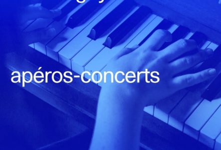 affiche de l'événement (mains sur un clavier de piano en arrière-plan)