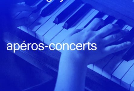 affiche de l'événement (mains sur un clavier de piano en arrière-plan)