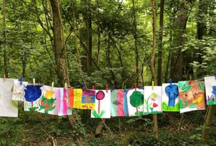 peintures enfants nature