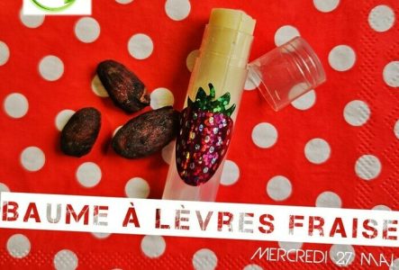 baume à lèvres fraise