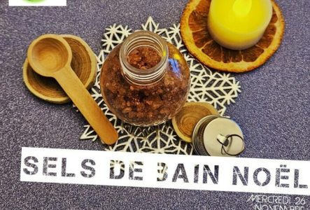 L'Art du Cosmétique au Naturel sels de bain noël