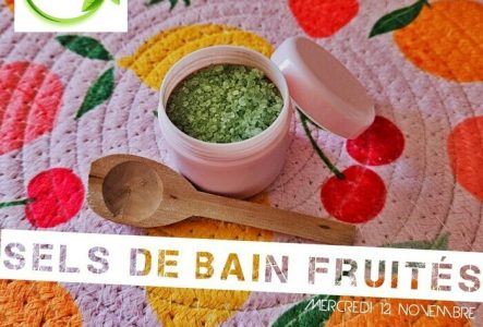 L'Art du Cosmétique au Naturel sels de bain fruités