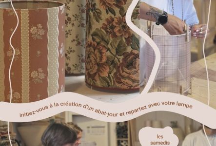 atelier contre-jour, initiez vous à la création d'un abat-jour et repartez avec votre lampe
