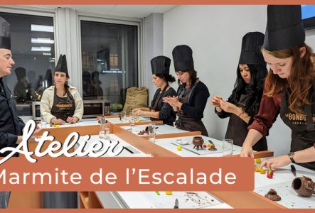 La Bonbonnière Atelier marmite de l'escalade en chocolat