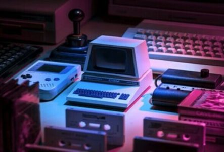 vieil machine et jeux videos