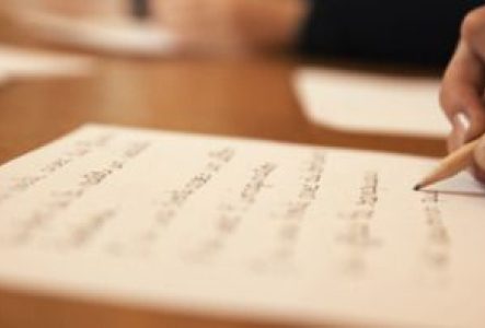 Atelier d'écriture en train de se faire