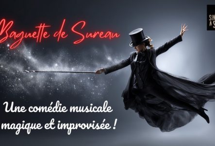 Une magicienne utilise sa baguette en volant