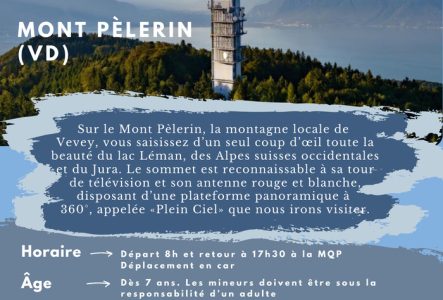 Tour de télévision sur le sommet du Mont Pèlerin