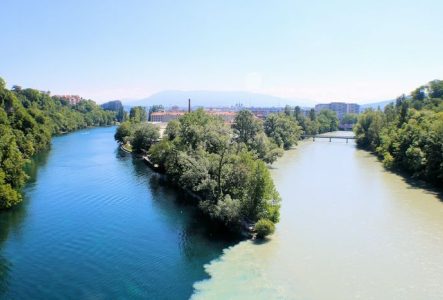 Jonction Rhône et Arve