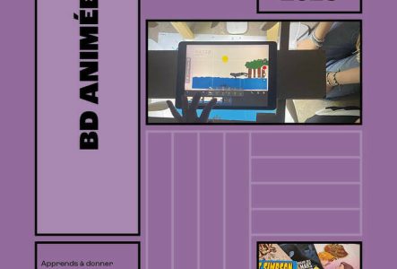 Image de bandes dessinées éparpillées ainsi que d'une tablette.