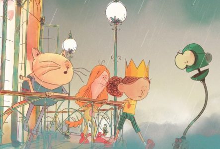 trois images tirées de trois court métrages animés