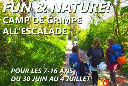 ©KB, Tchili Easy Learning Des enfants au retour d'une journée de grimpe en falaise avec Tchili Easy Learning
