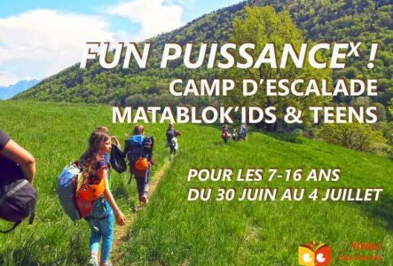 ©KB, Tchili Easy Learning Un groupe au retour d'une journée de grimpe au Salève pendant un camp Tchili Easy Learning
