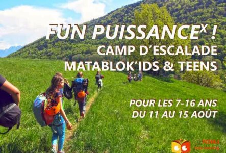 ©KB, Tchili Easy Learning Un groupe au retour d'une journée de grimpe au Salève pendant un camp Tchili Easy Learning