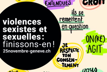 Affiche de la campagne 25 novembre-Genève