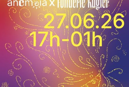 Affiche du programme artistique pluridisciplinaire du 27 juin à la Fonderie Kugler