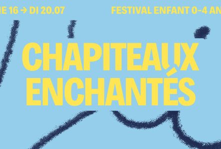 Juliette Sur fond bleu, le titre est écrit en gras et en jaune