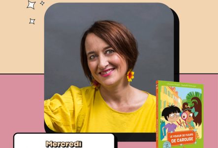 DR Image en couleur du livre "Le voleur de fleurs de Carouge", de la série "Les enquêtes de Maëlys", avec sur la couverture une petite fille et un petit garçon.