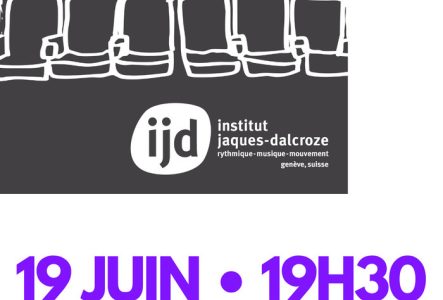 DR ijd institut Jaques Dalcroze, ciné-concert 19h30