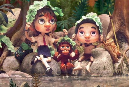DR Kéria, Selaï et le bébé singe baptisé Oshi