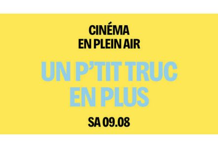 Sur fond jaune, le titre est écrit en gras et en bleu