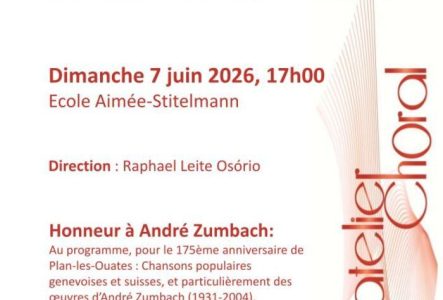 Concert de L’Atelier Choral pour les 175iemes de Plan-les-Ouates