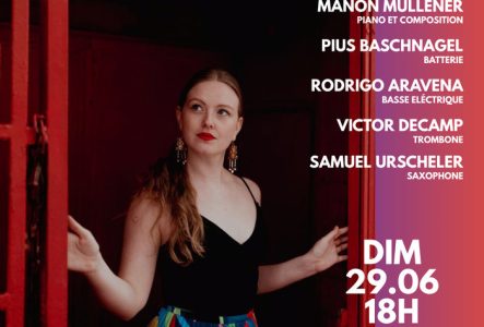 Concerts de Lancy flyer Manon Mullener quintet