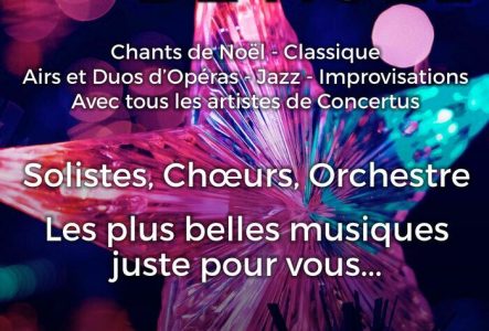 Affiche du Concert de Noël – le 24 décembre à 11h00