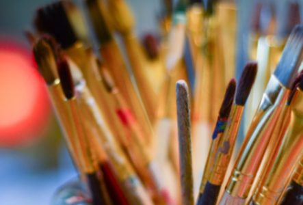 Affiche du concert Tableaux d’une nouvelle exposition de l’OSR en collaboration avec la HEAD, dans le cadre de la saison 2025-26.