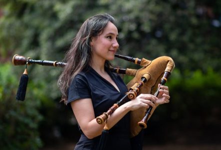 joueuse de cornemuse galicienne
