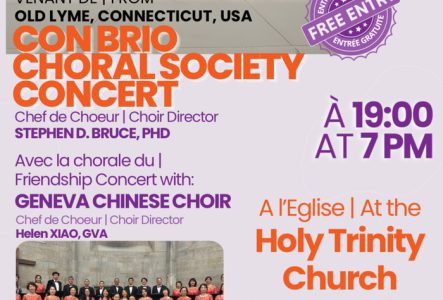 KUONITUMLARE CONCERT GRATUIT DE CON BRIO SOCIETY & LE CHOEUR MIXTE CHINOIS DE GENEVE