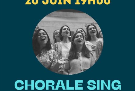 L'association La Barje Affiche de l'événement de la chaloupe pour la Chorale Sing