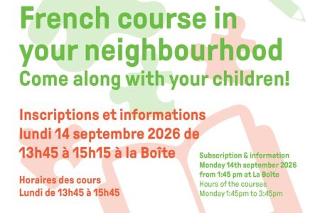 Cours de français avec vos enfants